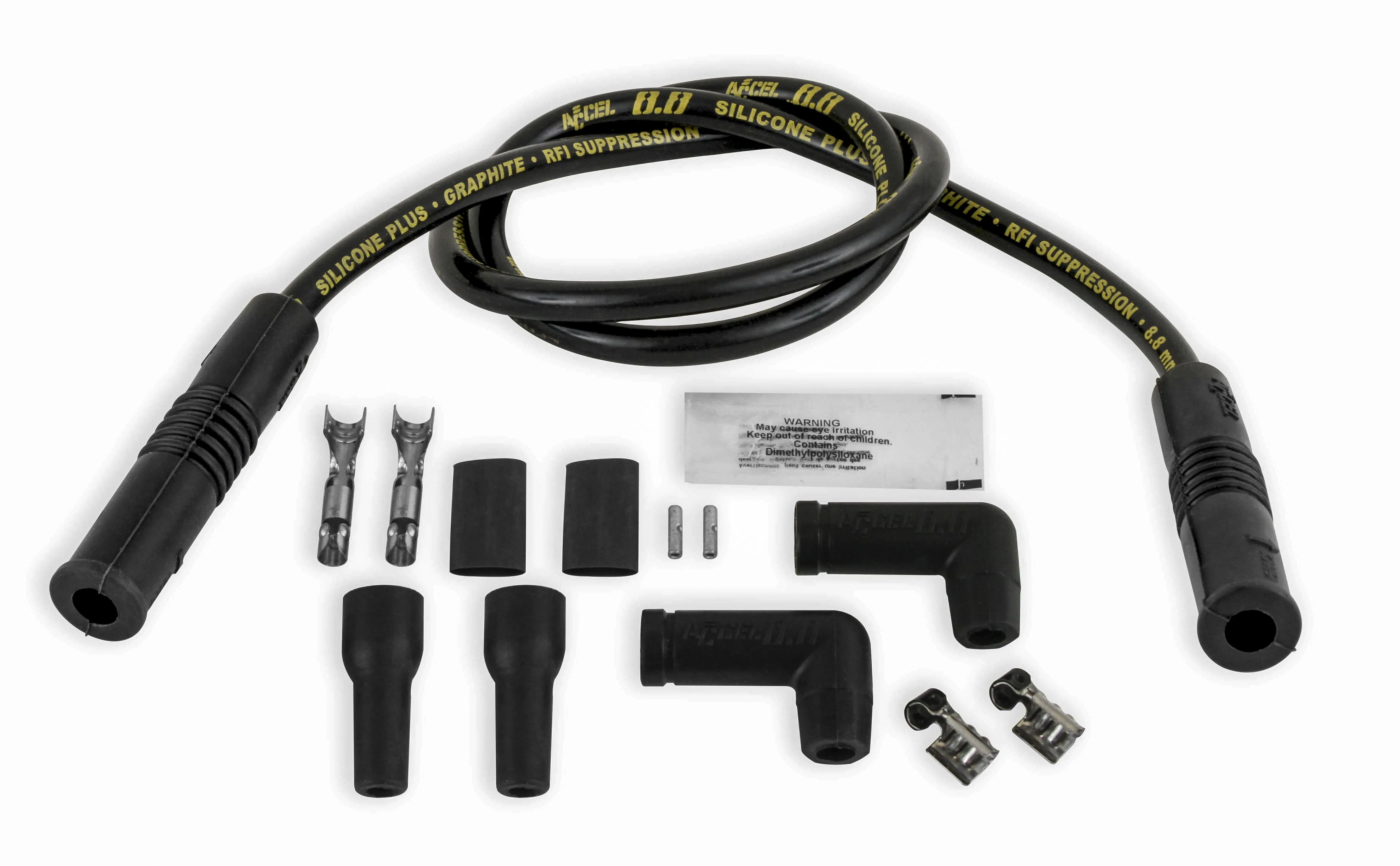 ACCEL 2 PLUG WIRE SET 8.8MM BLACK 173085K