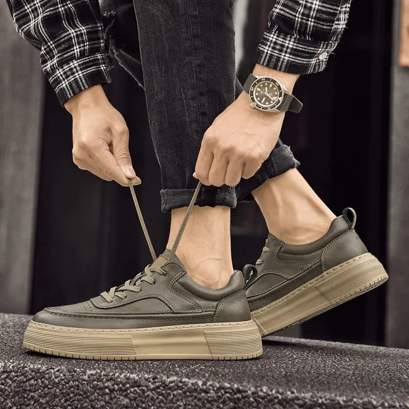 Aidase Handmade Leather Shoes Men Casual Sneakers Driving Shoes Leather Loafers Men Hot Sale Moccasins Tooling Shoe Footwear Size 38-45