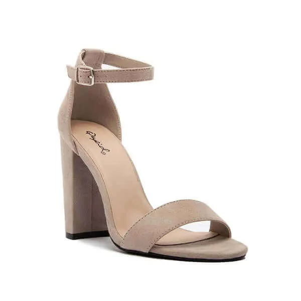 Cashmere Strap Heels