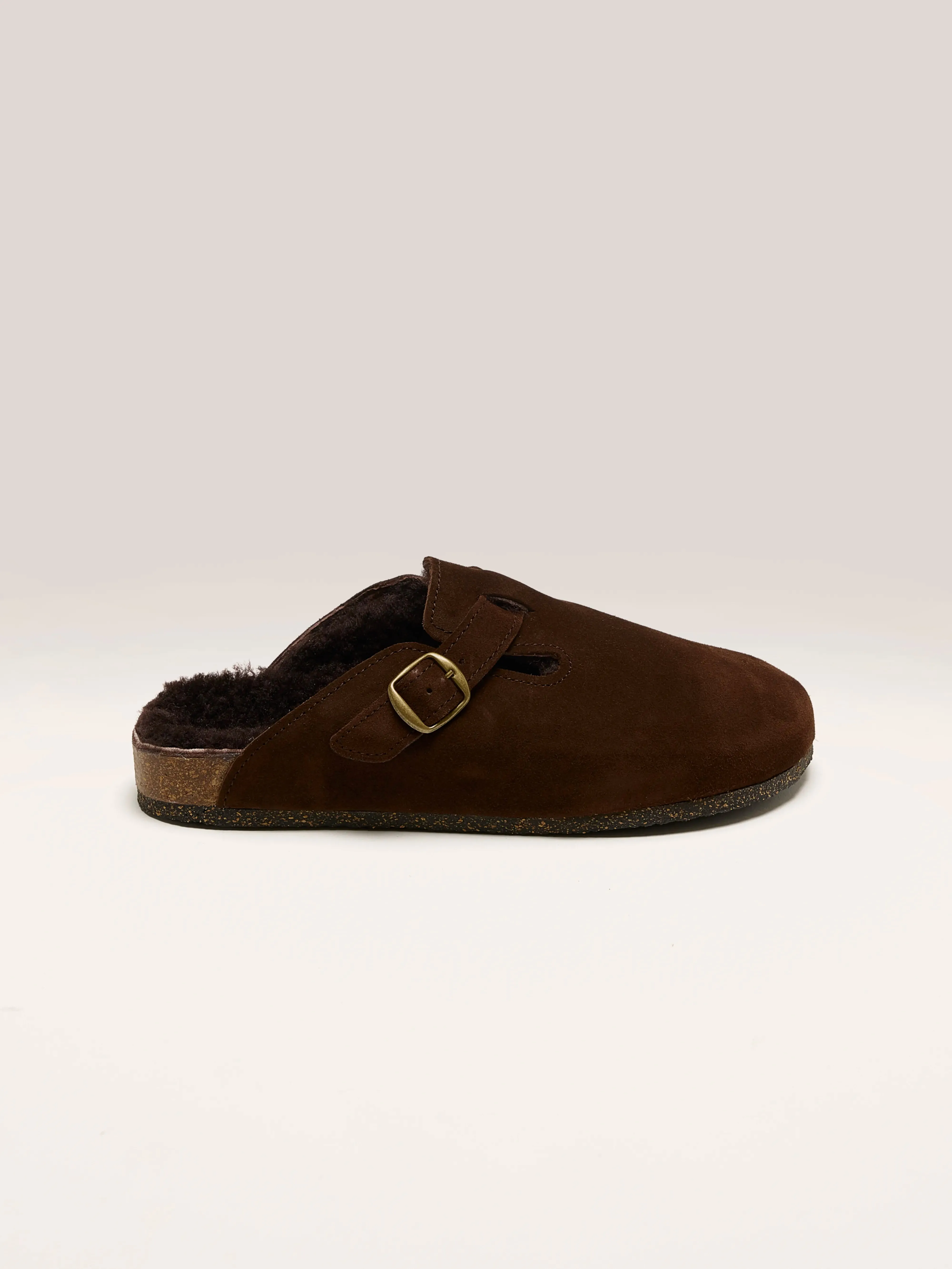 Choco Velour Clogs (242 / W / CHOCOLATE)