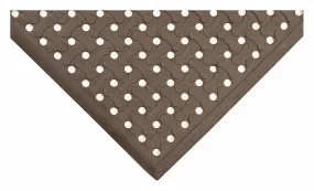 Condor Drainage Mat, 3 ft L, 24 in W, 5/8 in Thick, Rectangle, Black - 3LMD2