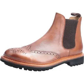 Cotswold Siddington Commando Brown Mens Leather Boots