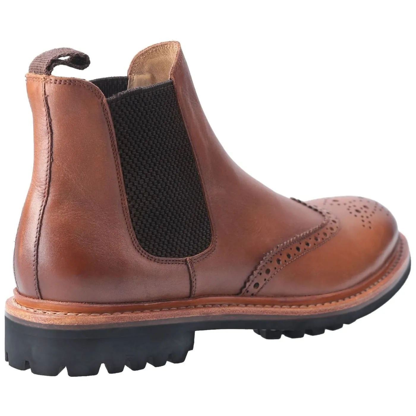 Cotswold Siddington Commando Brown Mens Leather Boots