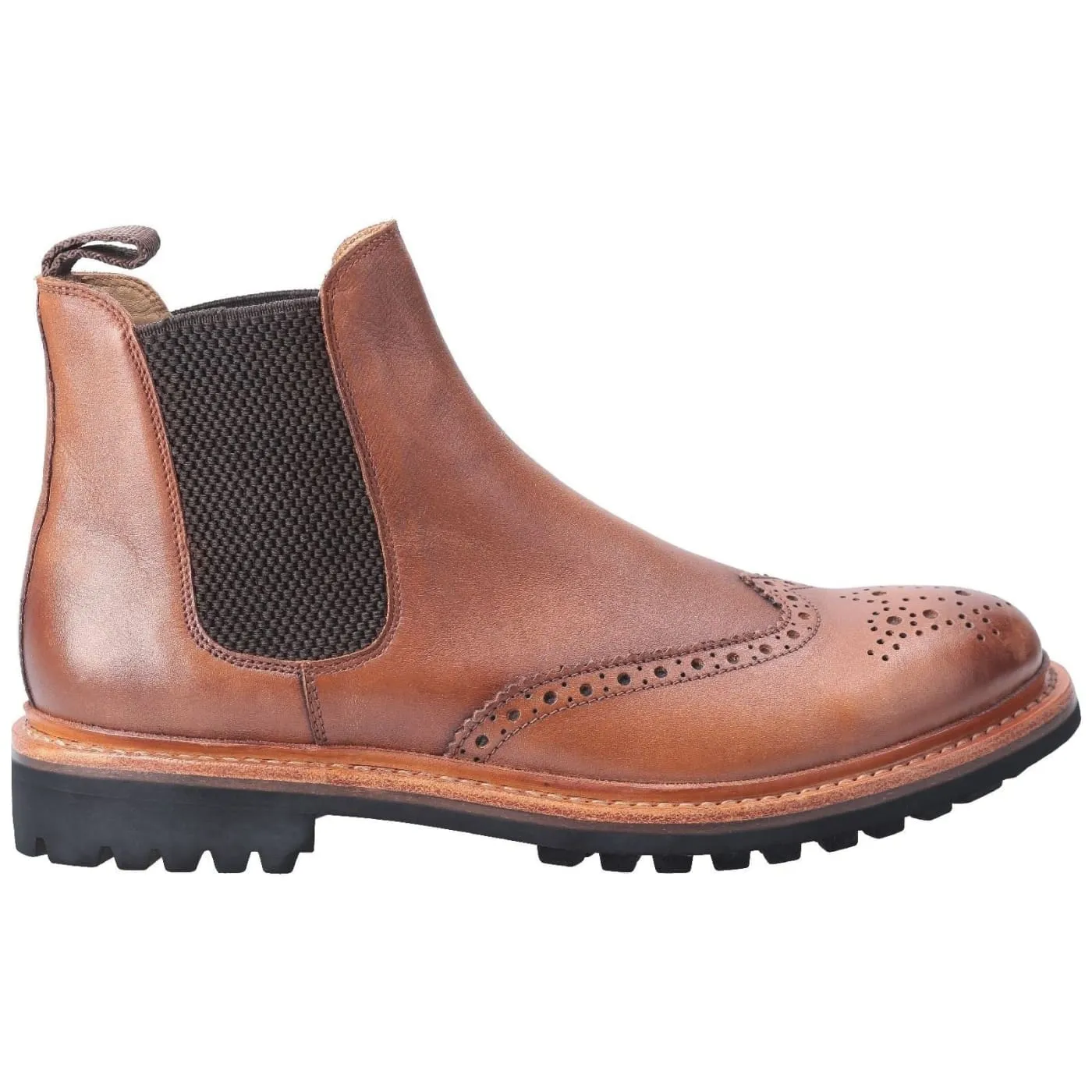 Cotswold Siddington Commando Brown Mens Leather Boots