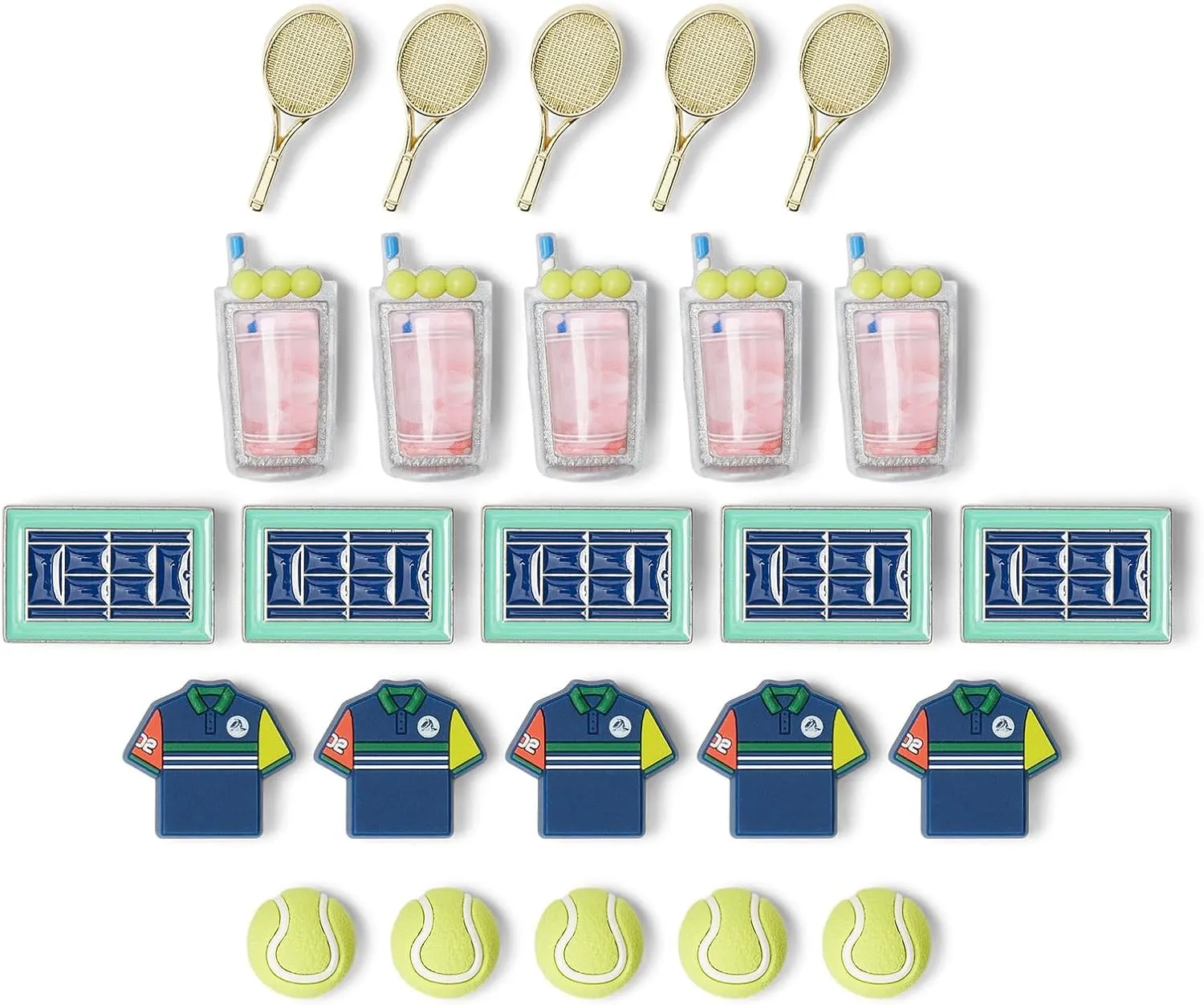 Crocs Unisex-Adult Jibbitz Shoe Charms - Art and Music Shoe Charm Singles, Cute Charms for Girls and Boys