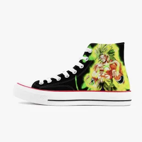 Dragonball Z Broly A-Star High White Anime Shoes
