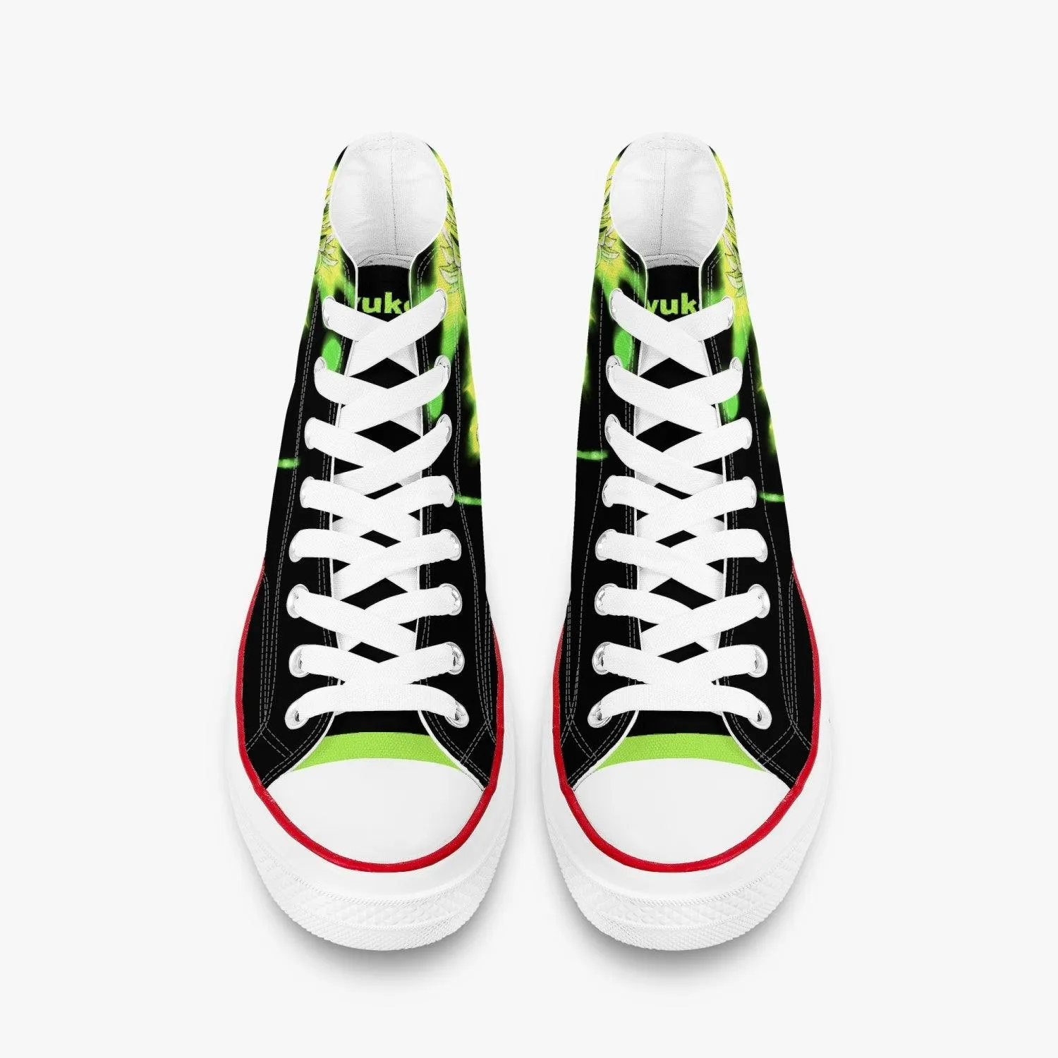 Dragonball Z Broly A-Star High White Anime Shoes