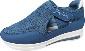 Ladmiple Sneakers For Women Slip On Wide Width Lace ups Casual Canvas Walking Shoes Dressy Summer Fashion Flats Loafers