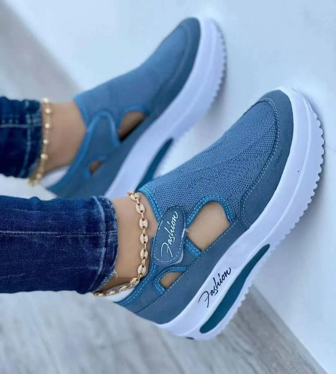 Ladmiple Sneakers For Women Slip On Wide Width Lace ups Casual Canvas Walking Shoes Dressy Summer Fashion Flats Loafers