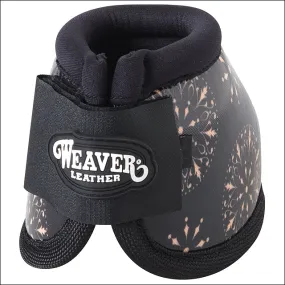 Large Weaver Fashion 600D Neoprene No Turn Horse Leg Bell Boots Pair Black