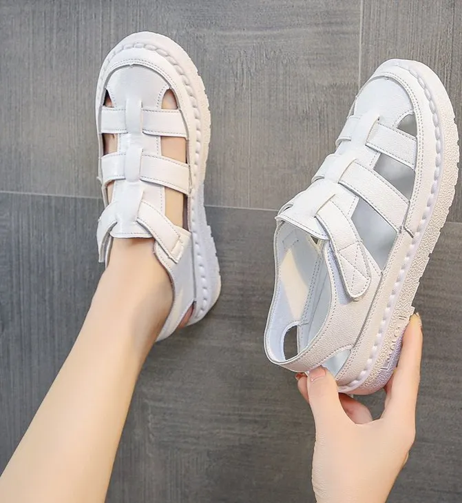 Lena - Mauve comfortable sandals