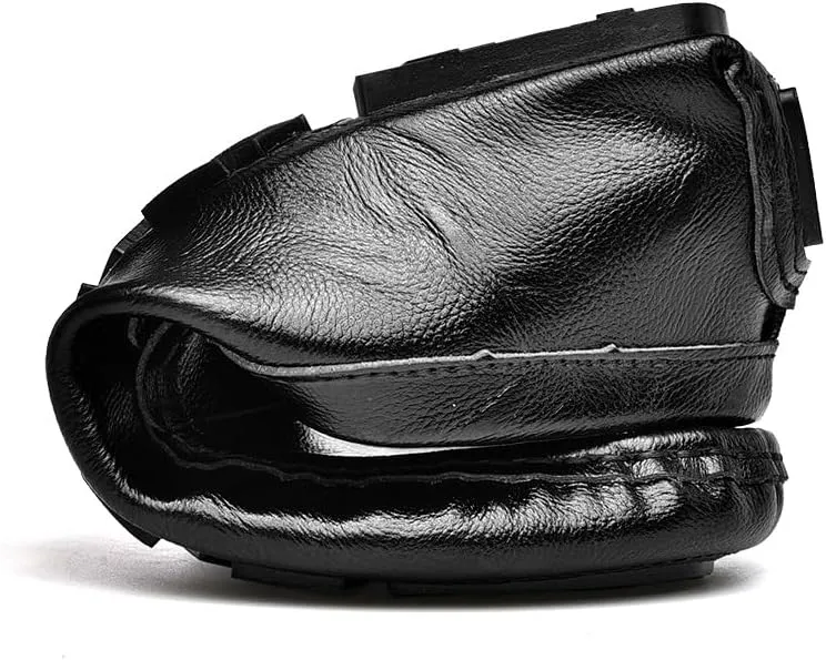 Mens Loafers Embossed Leather Penny Driving Loafers Moccasins Shoes Slip Resistant Lightweight Flexible Wedding Slip-on