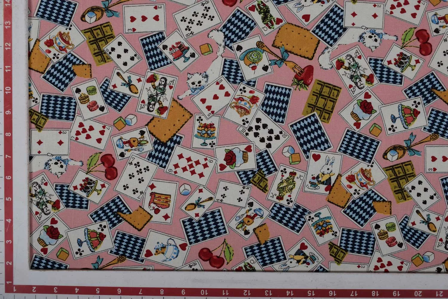 Multicolour Cotton Canvas Fabric