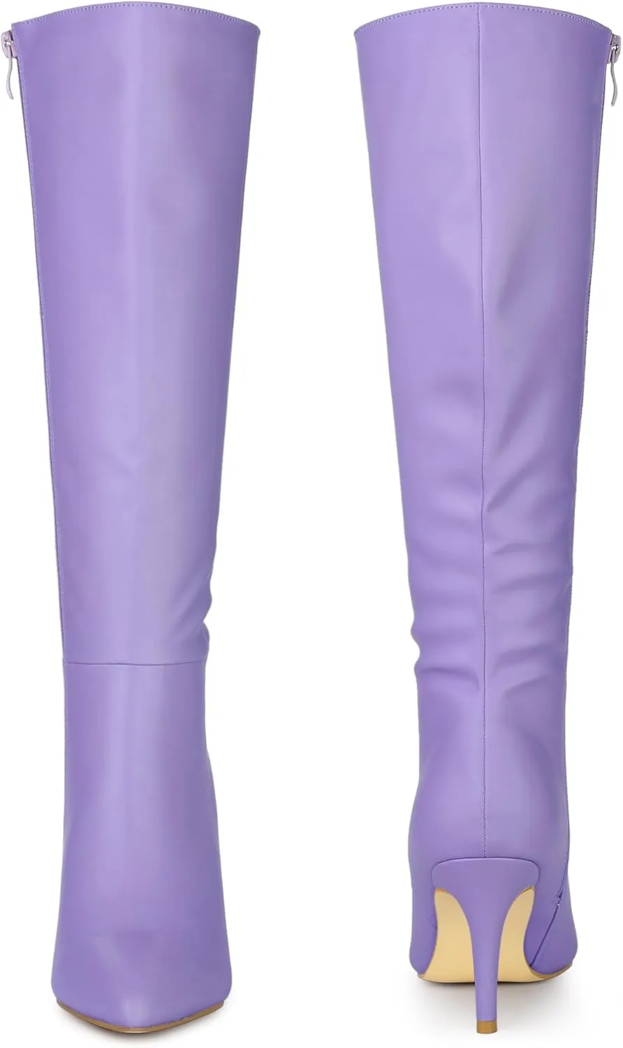 Perphy High Heels Pointed Toe Stiletto Heel Knee High Boots for Women