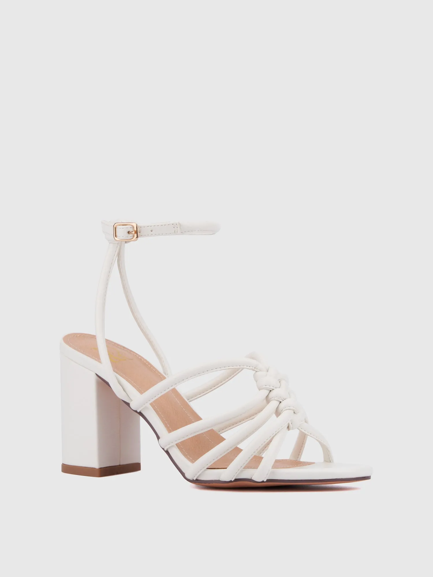 Strappy Block Heel
