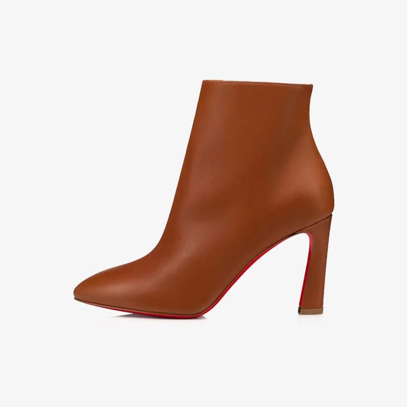 Stylish Calfskin Ankle Boot