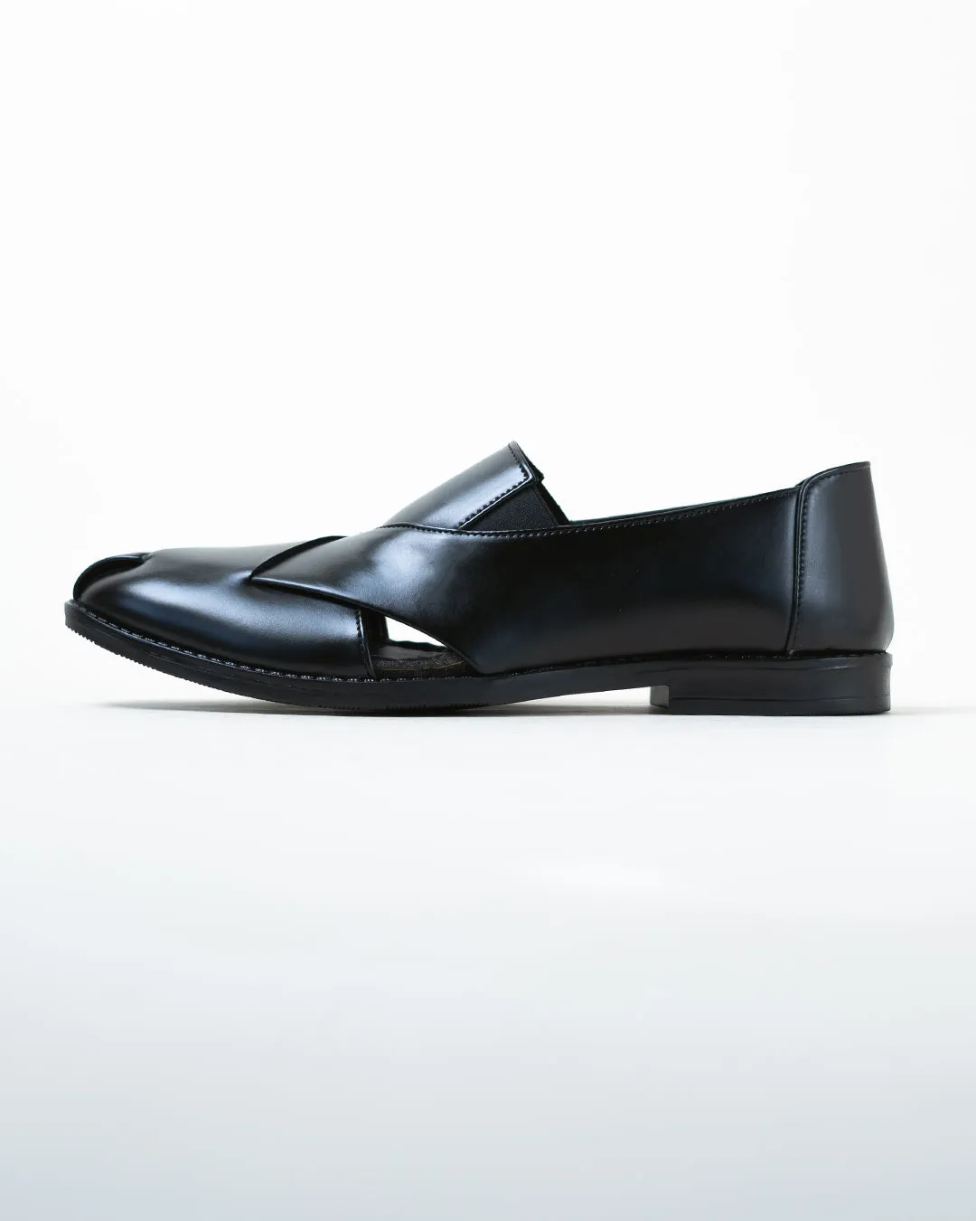 Tailored Aesthetics Black Shoes for Men