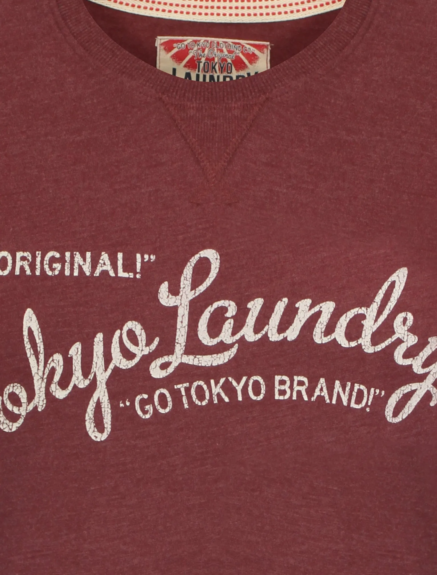 Tokyo Laundry Norman Oxblood t-shirt