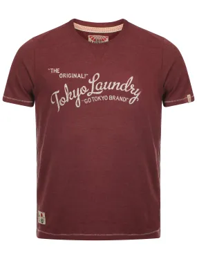 Tokyo Laundry Norman Oxblood t-shirt