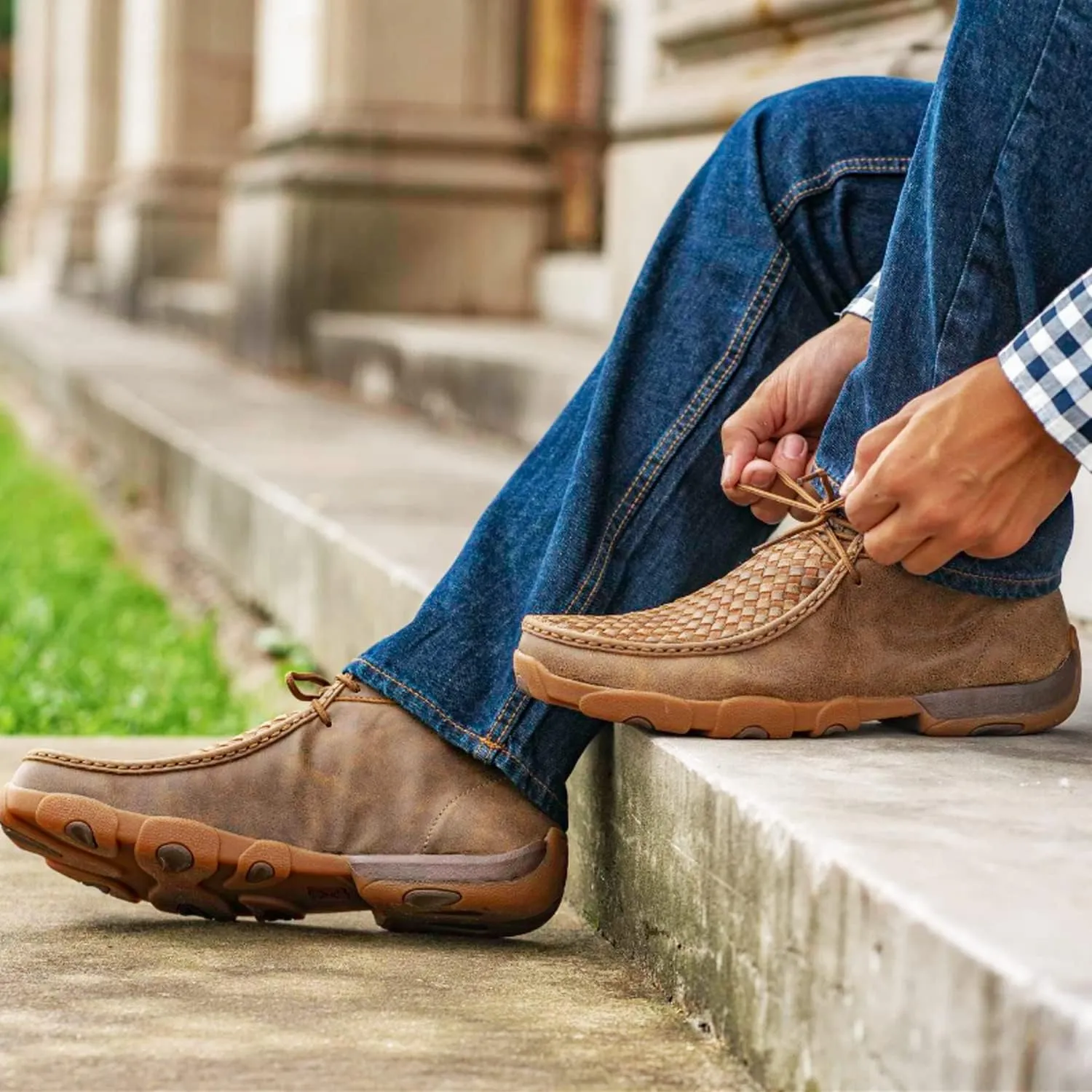 Twisted X Men's Driving Moccasins Chukka Boot