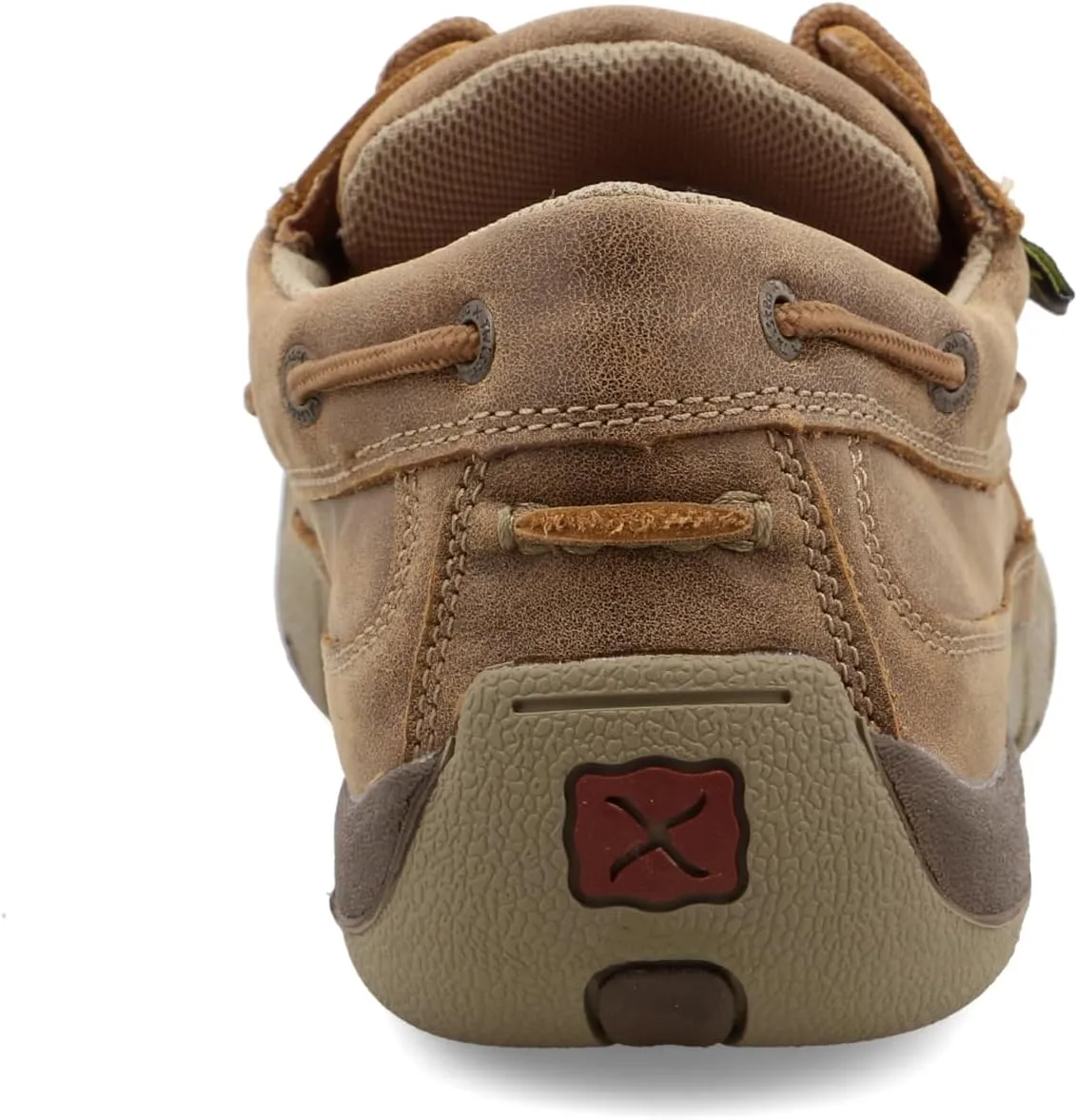 Twisted X Men's Work Boat Shoe Driving Moc, Moc Toe Steel Toe