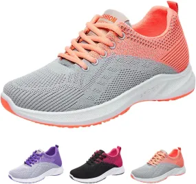 Walking Shoes Women Comfort Lace Up Lightweight Slip-Resistant Sneakers Breathable Mesh Trainers Casual Athletic Shoes