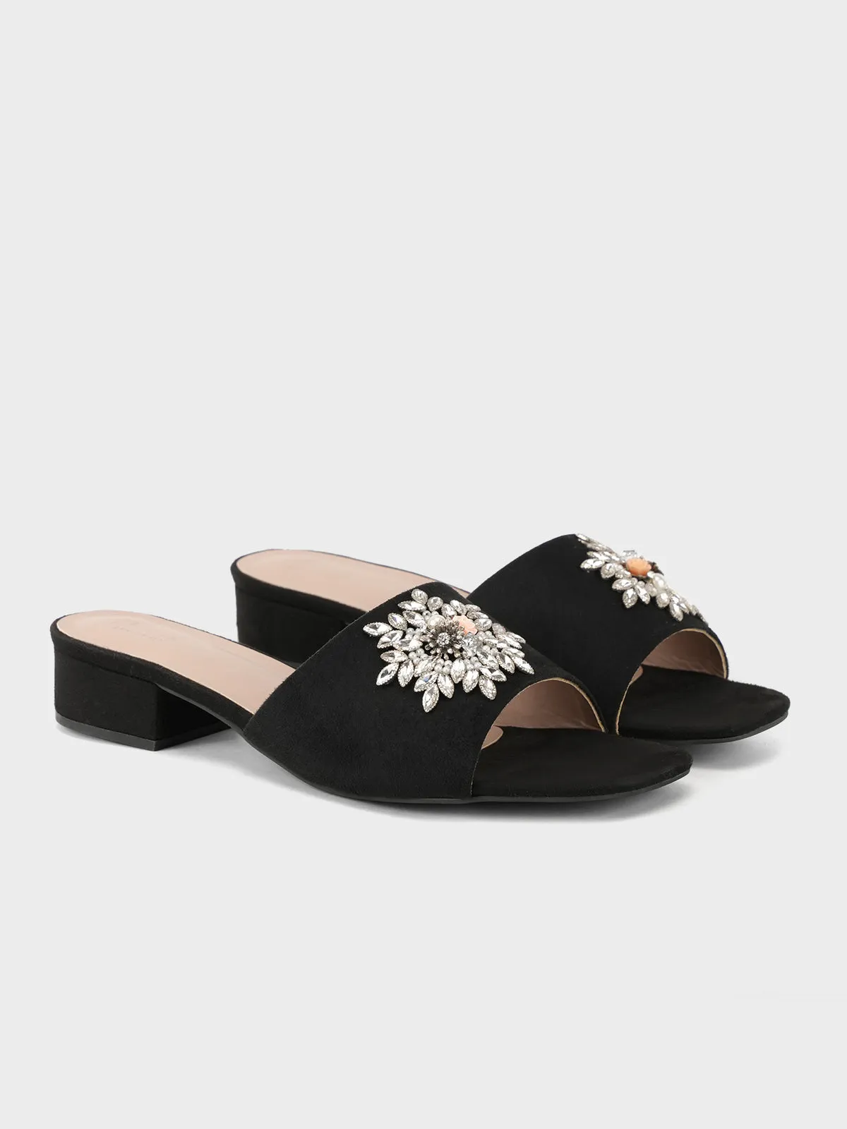 Women's "UMBRIEL" Decorated Slip On Sandals