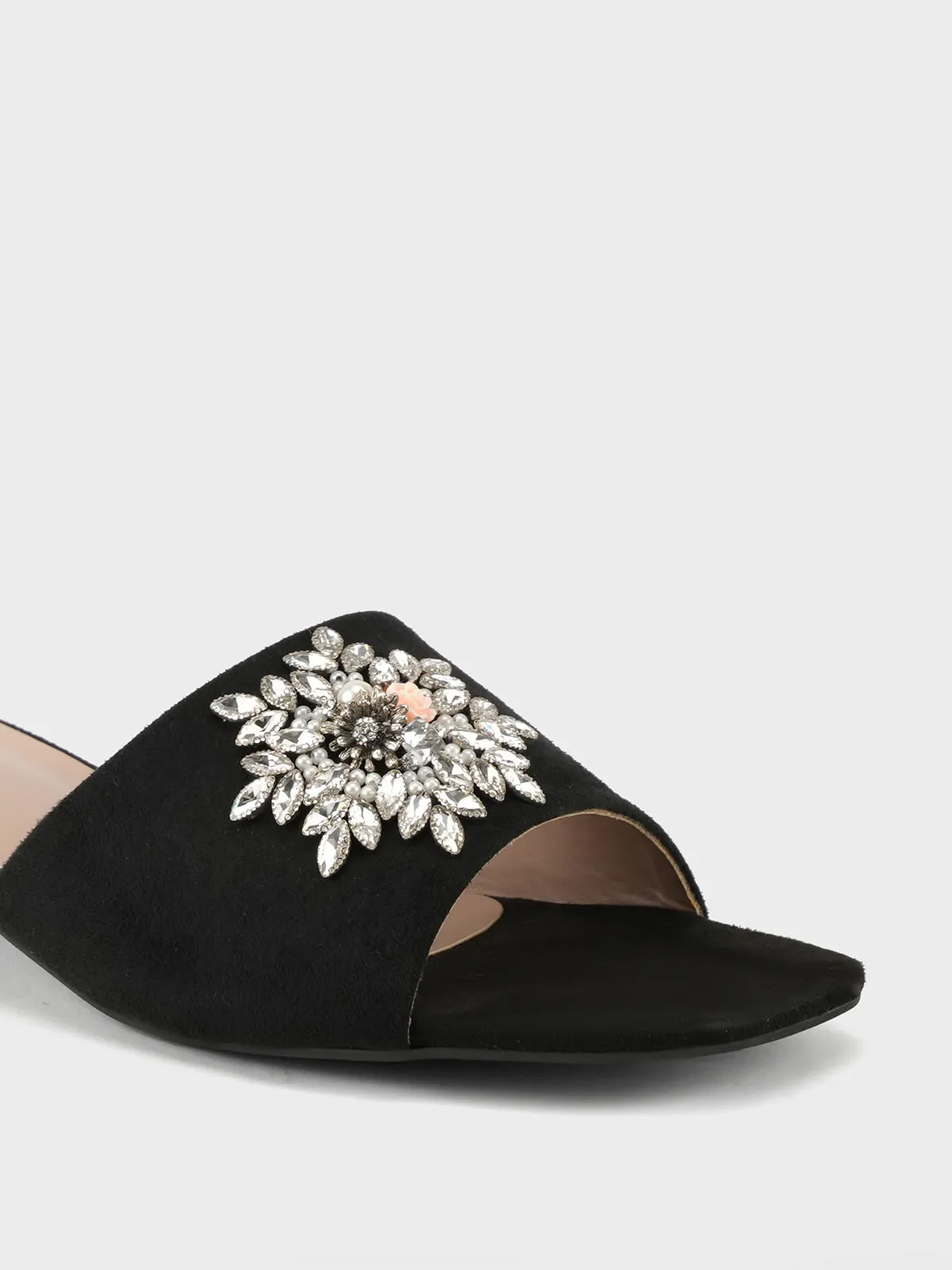 Women's "UMBRIEL" Decorated Slip On Sandals