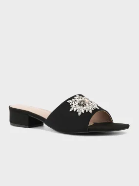 Women's "UMBRIEL" Decorated Slip On Sandals